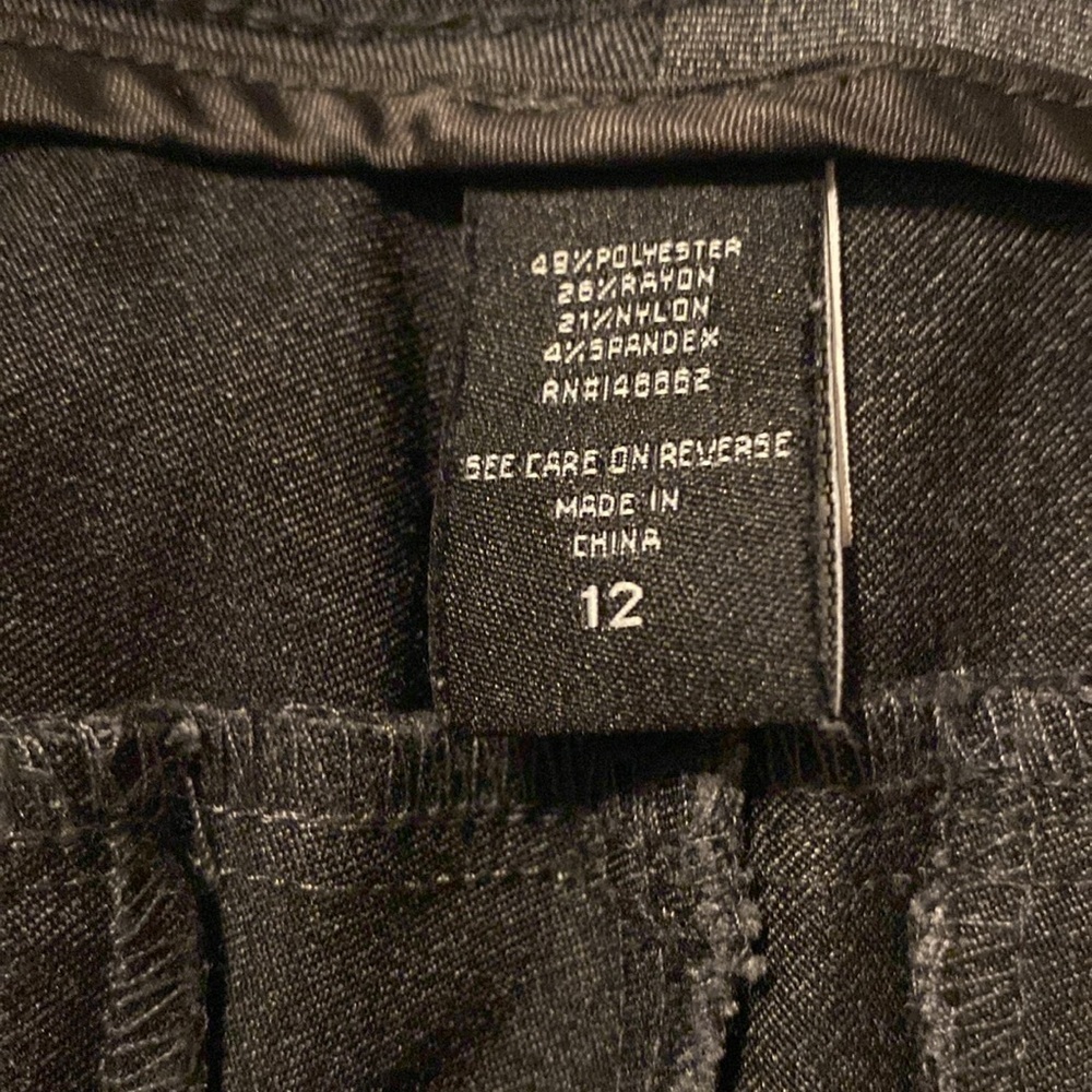 Torrid Charcoal Grey Bootcut Trousers Work Dress Pants Size 12 Extra Short 12XS - Picture 6 of 7